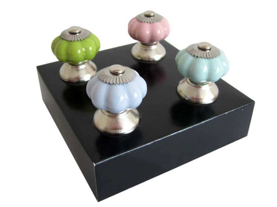 Mbelgriff Pastell Shabby Landhaus Mbelknopf Porzellan 4tlg EBay