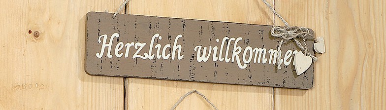 Holzschild - Bin im Garten - Willkommen - Türschild Schild ...