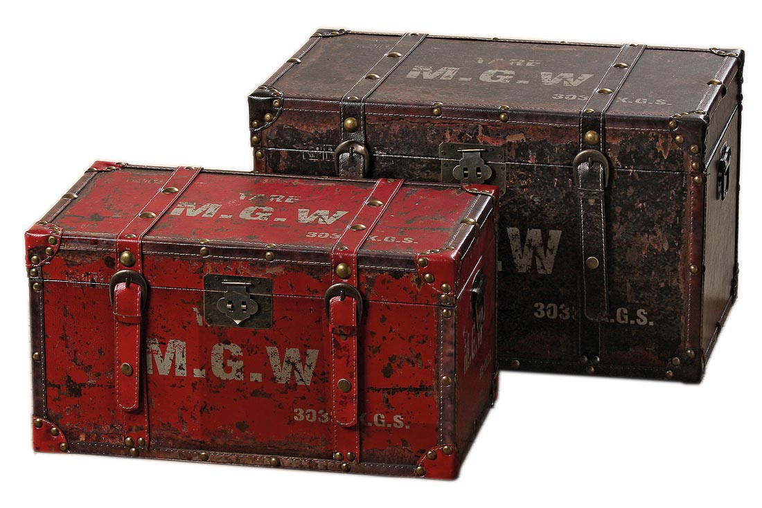 3268 Truhe  Milano  antike  Holztruhe  Vintage  Holz